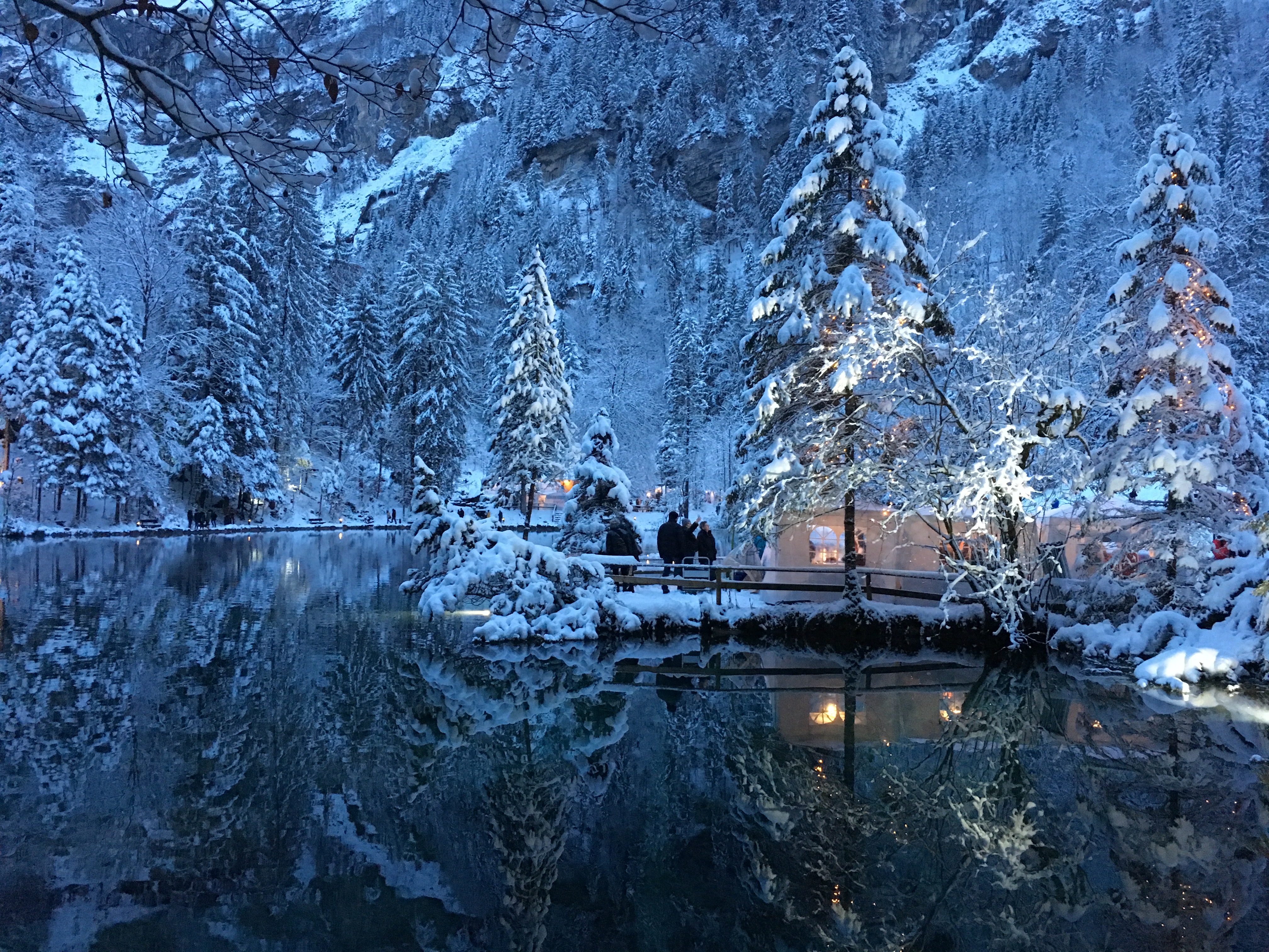 Weihnachtszauber am Blausee